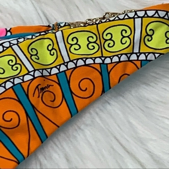 NWT Trina Turk Multicolored Bikini Bottom size 10 - Picture 6 of 10